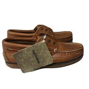 Eagle Mountain Leather Boat Shoes Mens Size 9.5 Casual Moc Toe